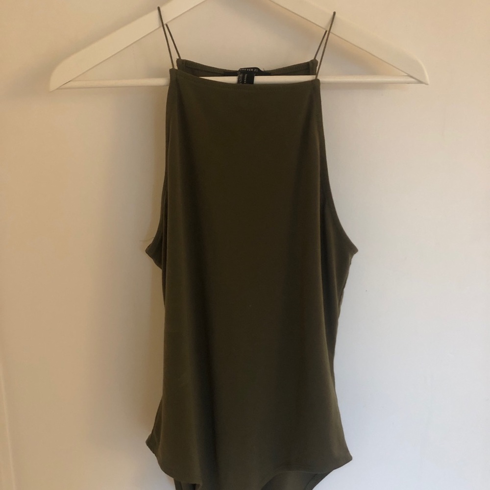 Green bodysuit